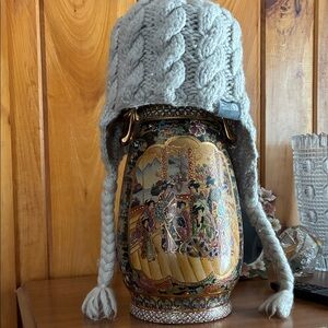 The North Face Grey  color Cable Knit Beanie